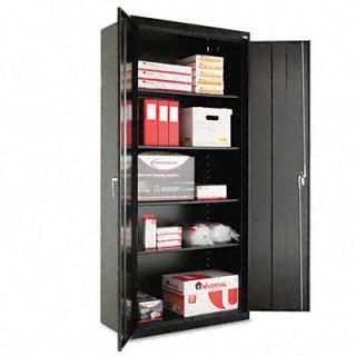 Alera 36 High Storage Cabinet ALE881 Finish Black