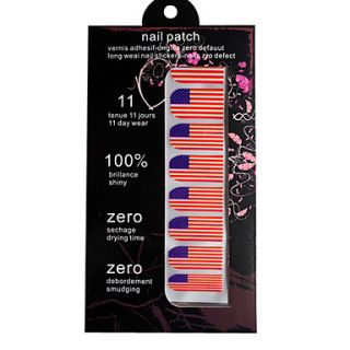 Full Cover Flag Of USA Style Nail Stickers