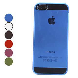 Transparent Hard Case for iPhone 5/5S (Assorted Colors)