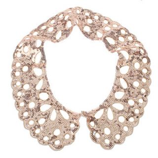 Round Inlaid Detachable Collar Necklace