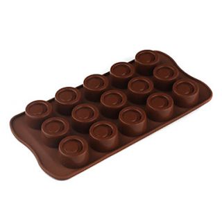 Silicone Circle Shaped Sugarcraft Mold for Candy/Cookie/Jelly/Chocolate