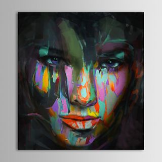 Hand Painted People Oil Painting Portrait Canvas Pop Art With Stretched Frame
