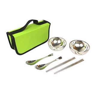 Outdoor 6 Units Cookware Set (Pouch Color Assorted)
