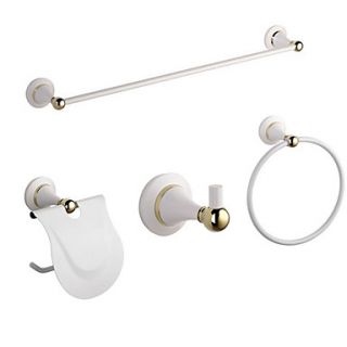 Bathroom Accessory Sets Include Robe Hook,Towel Bar, Towel Ring and Toilet Roll Holder