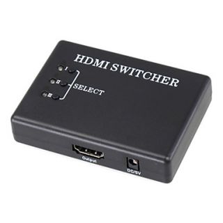 3 Ports HDMI Amplifier Switch Box