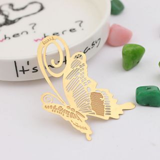 Lovely Gold Butterfly Bookmarks