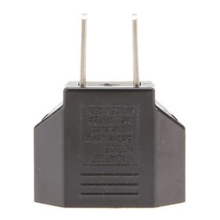 US Plug to EU Plug AC Power Adapter (120 240V)