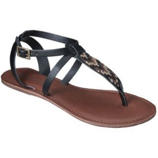 Womens Mossimo Supply Co. Cora Gladiator Sandals   Black 7.5