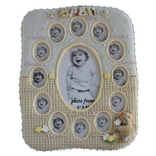 Baby Love Year Polyresin Picture Frame Two Color Available