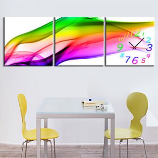 Modern Style Scenic Canvas Wall Clock 3pcs K226