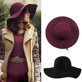 Womens Fashion Wool Tweed Hat