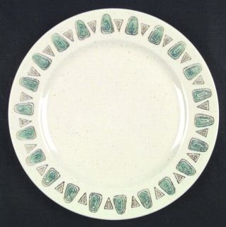 Metlox   Poppytrail   Vernon Navajo Dinner Plate, Fine China Dinnerware   Turquo