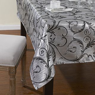 Traditional Polyester Jacquard Floral Table Cloths