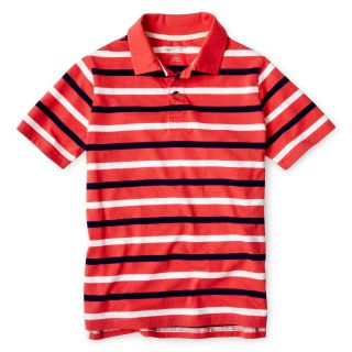ARIZONA Striped Polo Shirt   Boys 6 18, Rose Garden, Boys