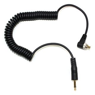 6.35mm to Male FLASH PC Sync Cable Cord with Screw Lock (1m)