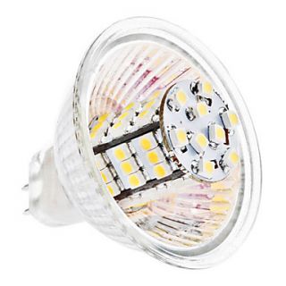 MR16 3.5W 54x3528 SMD 240 260LM 3000 3500K Warm White Light LED Corn Bulb (12V)