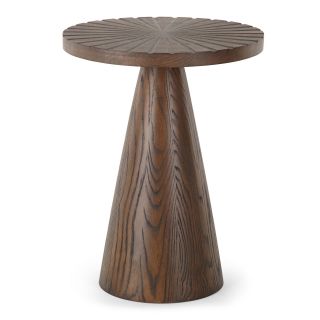 CONRAN Design by Arabis Carved Timber Accent Table, Ash