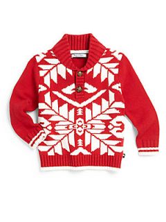 Hartstrings Infants Snowflake Sweater   Red