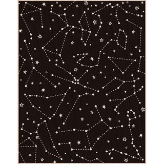 Hero Arts Mounted Rubber Stamps 4.25x5.5 reverse Constellation Background