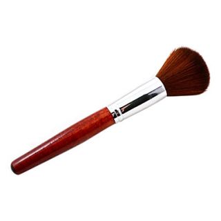 Artificial Fibre Hair Cosmetic Blush Brush with a Red handle