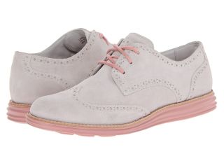 Cole Haan LunarGrand Wing Tip Womens Lace Up Wing Tip Shoes (Pink)