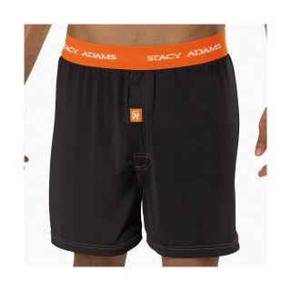 Stacy Adams Pop Boxers, Orange/Black, Mens