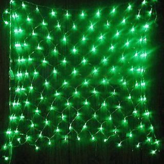 120 Light Green LED Wedding Decoration String (1.5 x 1.5m, 220V)