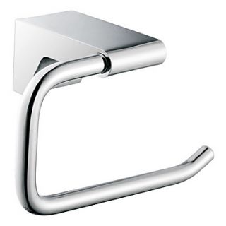 Chrome Finish Contemporary Style Brass Rectangle Shape Towel Rings