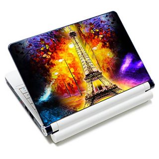Eiffel Tower Pattern Laptop Protective Skin Sticker For 10/15 Laptop 18318(15 suitable for below 15)