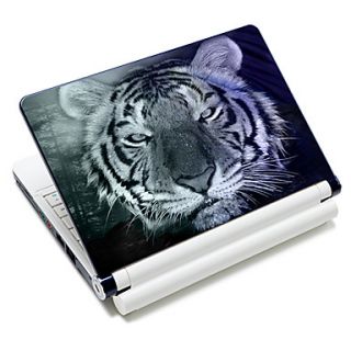 White Tiger Head Pattern Laptop Notebook Cover Protective Skin Sticker For 10/15 Laptop 18627