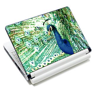 Beautiful Peacock Pattern Laptop Protective Skin Sticker For 10/15 Laptop 18629(15 suitable for below 15)