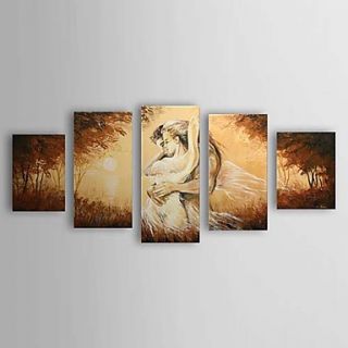 Hand Painted Oil Painting People Set of 5 1303 PE0257