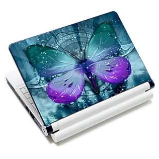 Dreamlike Butterfly Pattern Laptop Protective Skin Sticker For 10/15 Laptop(15 suitable for below 15)