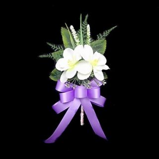 Elegant Satin / Cotton Free form Boutonniere