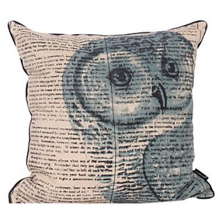 Vintage Words Cotton Decorative Pillow Cover
