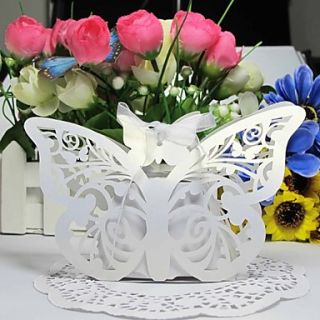Butterly Shaped Cut out Favor Box (Set of 12)