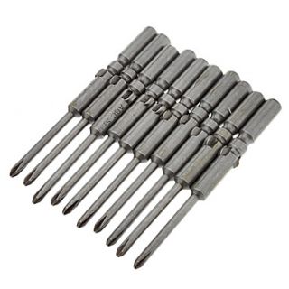 ∮5 45# Steel Durable Insert Bits Power Bits (Silver)