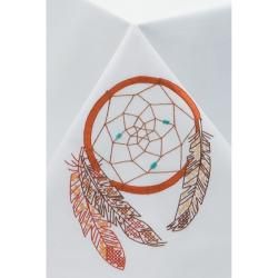 Dreamcatcher Stamped Table Runner For Embroidery 15x44
