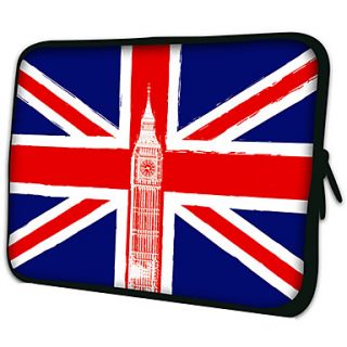 National Flag And Clock TowerPattern Nylon Waterproof Sleeve Case for 11/13/15 LaptopTablet