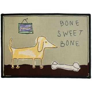 Park Smith Bone Sweet Bone Pet Rug