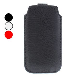 Elegant Protective PU Leather Pouch Case for iPhone 4/4S (Assorted Colors)
