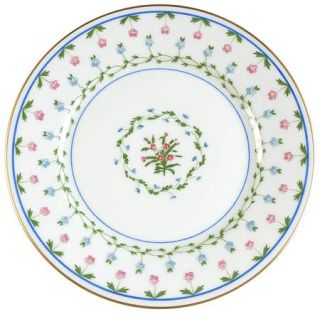 Ceralene La Fayette Salad Plate, Fine China Dinnerware   Empire Shape, Floral Ri