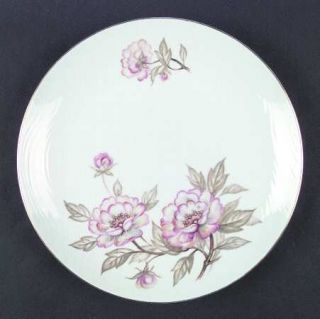 Century China Autumn Rose Dinner Plate, Fine China Dinnerware   Pink & Yellow Fl
