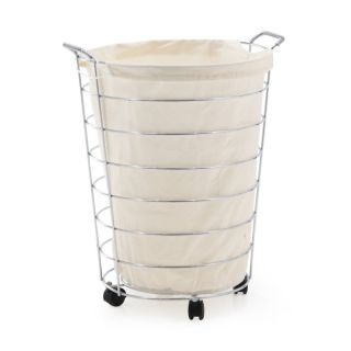 Organize It All Jumbo Laundry Basket with Canvas Bag Multicolor   1761 1