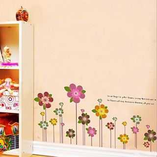 Colorful Sunflowers Wall Sticker