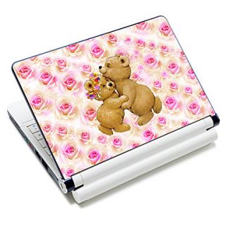 Loving Bear Pattern Laptop Protective Skin Sticker For 10/15 Laptop 18311(15 suitable for below 15)