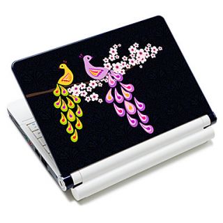 Loving Peacock Pattern Laptop Protective Skin Sticker For 10/15 Laptop 18376(15 suitable for below 15)