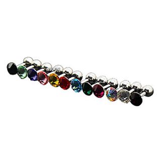 Stainless Steel Austrian Crystal Single Earring(Random Colors)