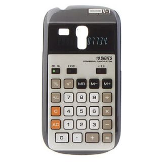Calculator Pattern Hard Case for Samsung Galaxy S3 Mini I8190