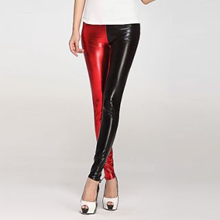 Black red High Waist Metallic Legging(Hip90 104cm Length105cm)